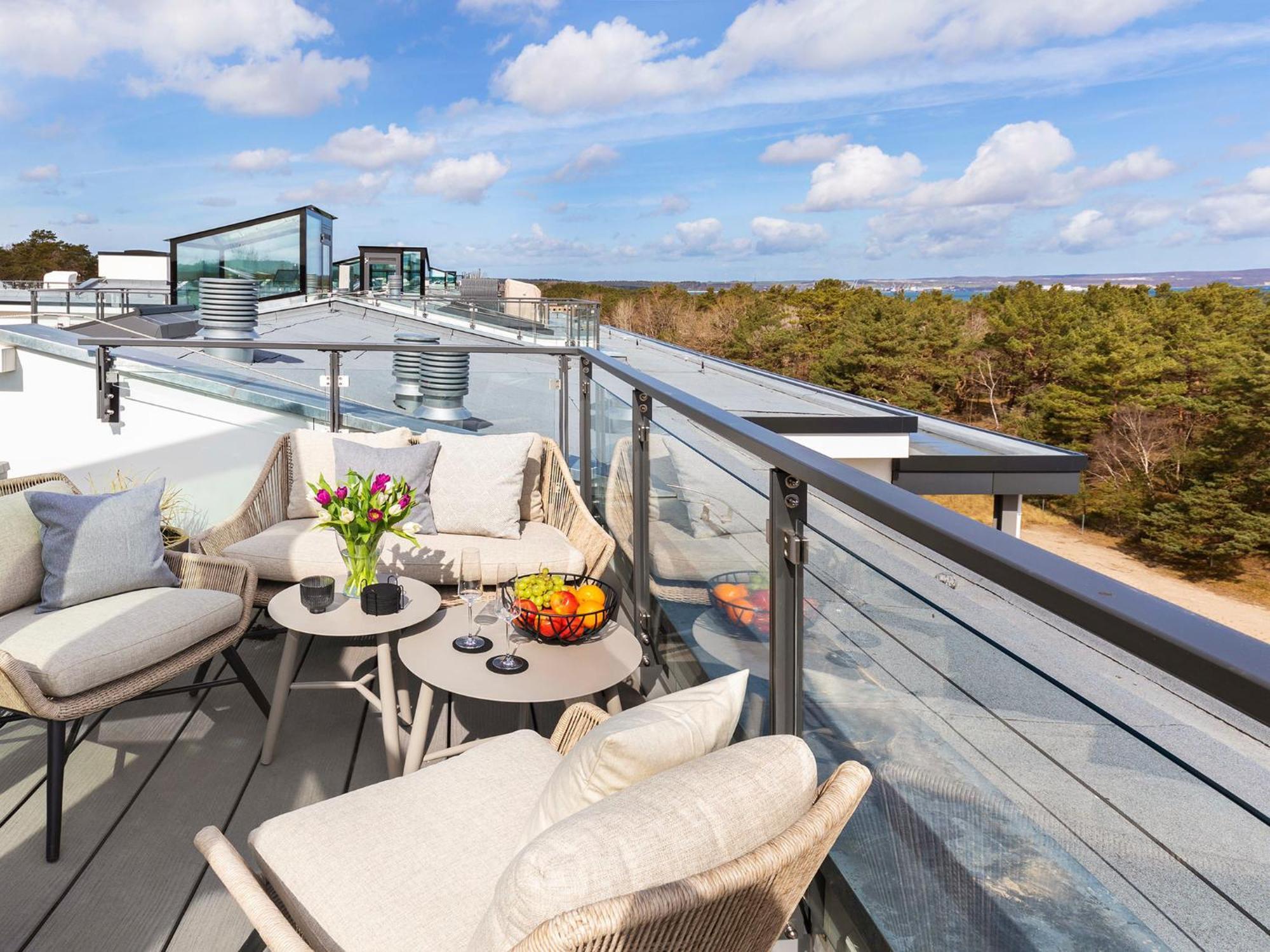 Fewo Prora - Deck54 Dachterrasse 宾茨 外观 照片